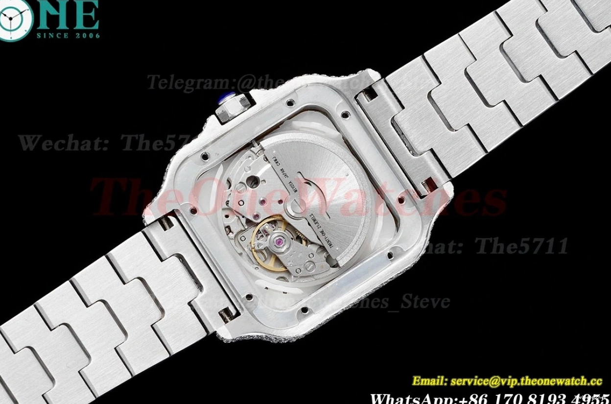 SS Mens XL 100 40mm Rmn MY9015 AMG Santos SS Dia 0124